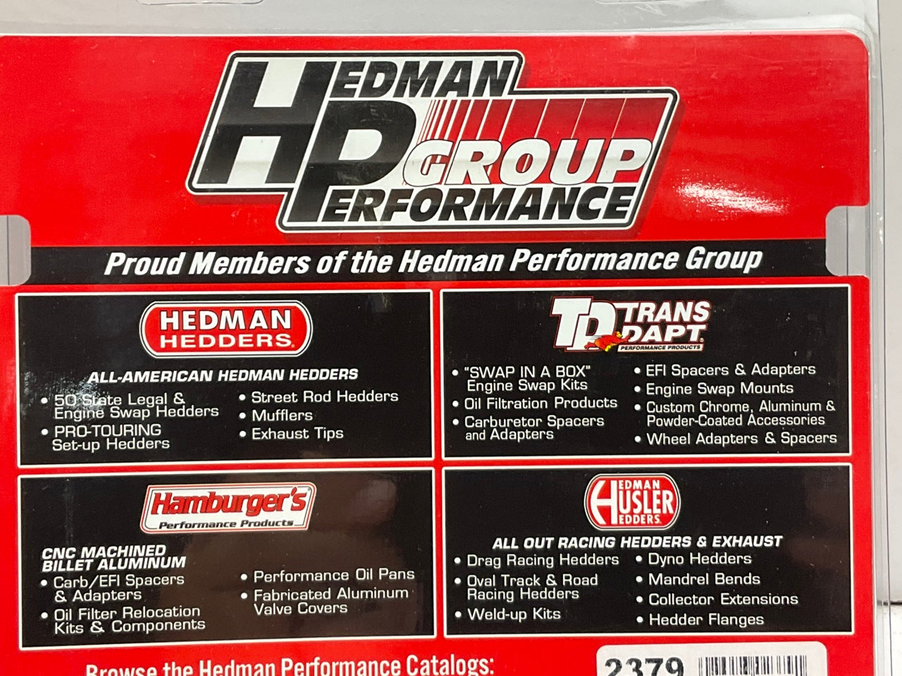 Trans-dapt 2379 Air Cleaner Carburetor Spacer - Black Plastic 1'' Thick X 5-1/8''