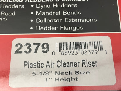 Trans-dapt 2379 Air Cleaner Carburetor Spacer - Black Plastic 1'' Thick X 5-1/8''