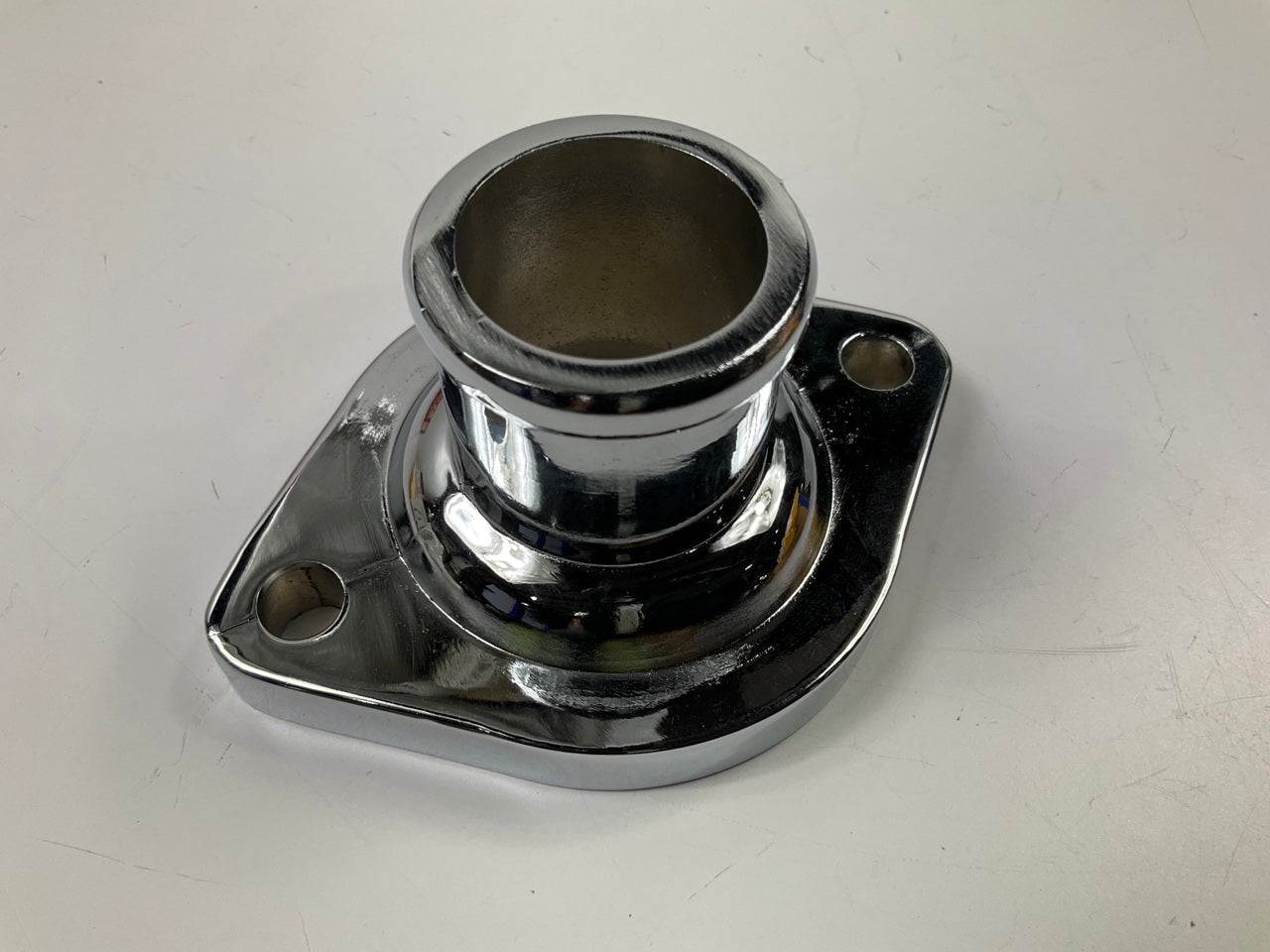 Trans-dapt 4987 Chrome Water Neck Coolant Water Outlet For MOPAR V8 Gasket Style