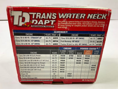 Trans-dapt 4987 Chrome Water Neck Coolant Water Outlet For MOPAR V8 Gasket Style
