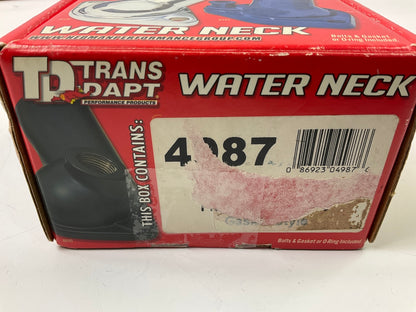 Trans-dapt 4987 Chrome Water Neck Coolant Water Outlet For MOPAR V8 Gasket Style