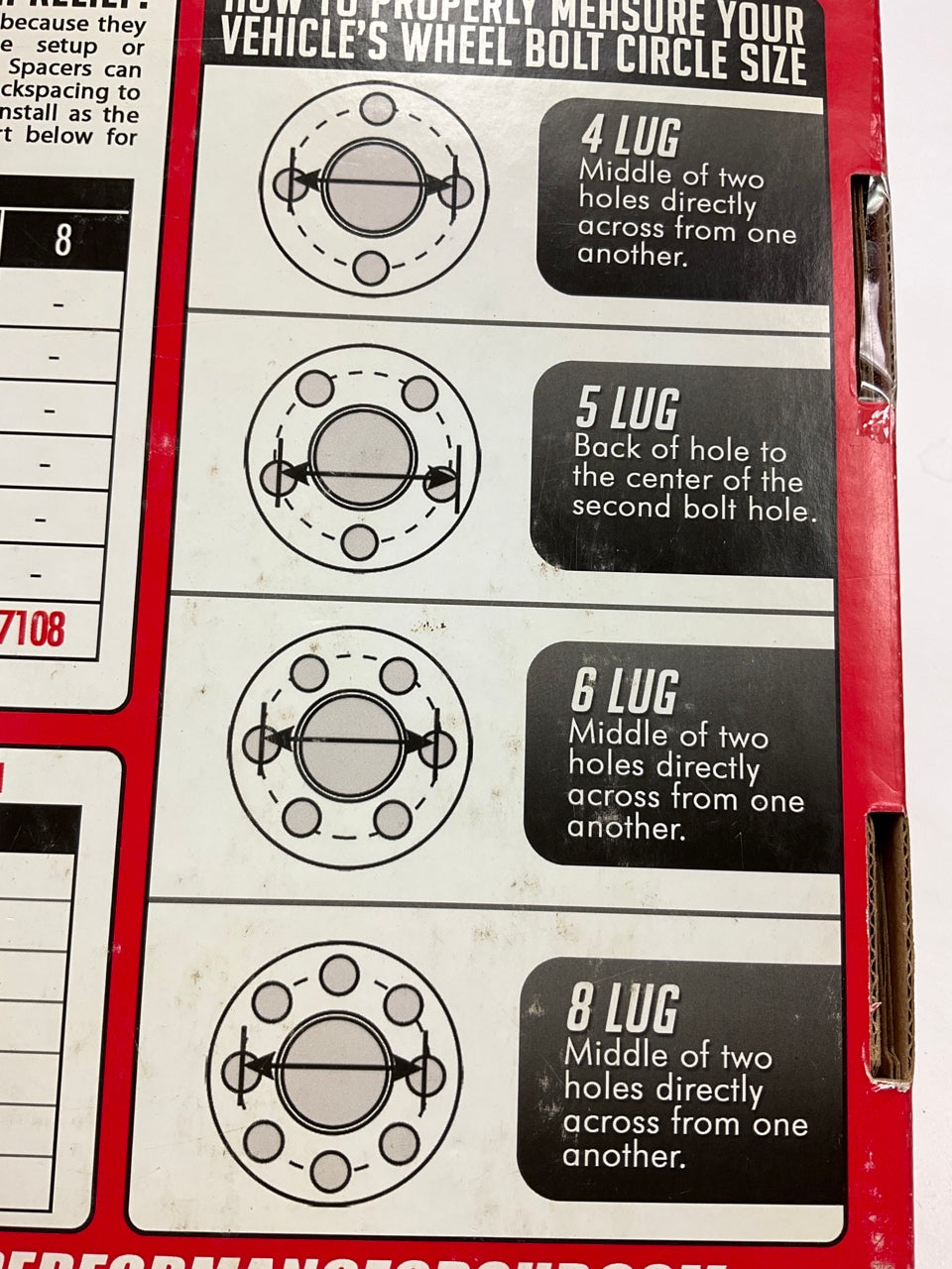 Trans-Dapt 7107 Disc Brake Spacers - 6 Hole - 1/4 In. Thick - 5.5'' Bolt Circle