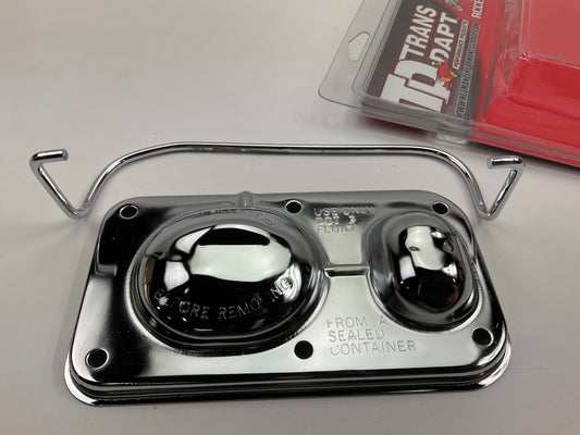 Trans-dapt 9101 Chrome Brake Master Cylinder Cap Cover 1967-80 GM Passenger Car
