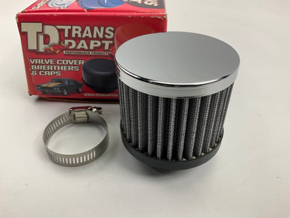 Trans Dapt 9597 Clamp-on Valve Cover Filter Breather - Goes Over 1-3/8'' Tube
