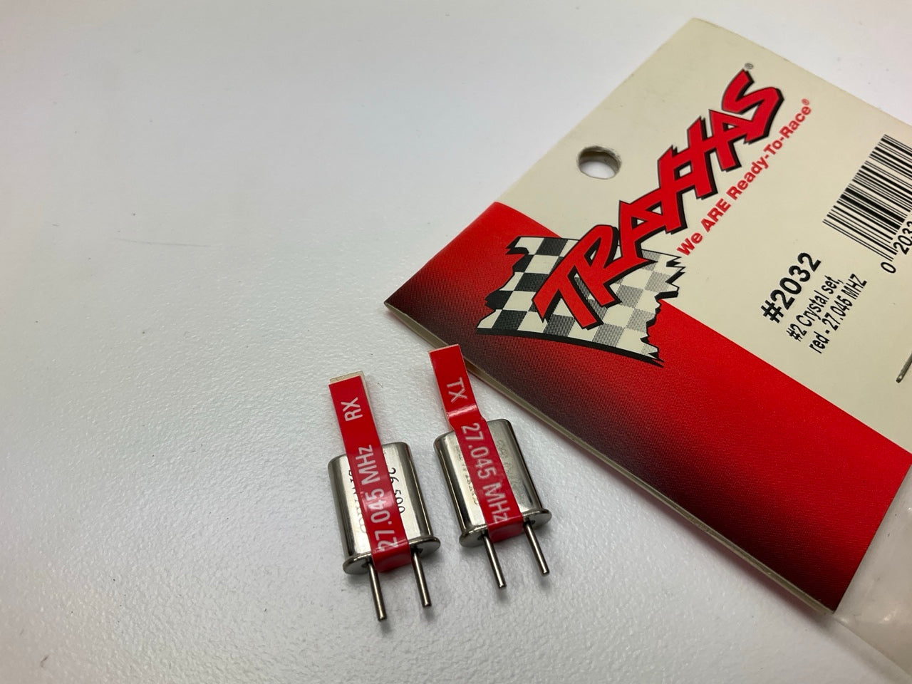 Traxxas 2032 27mhz Crystal Set #2 RED 27.045mhz Crystals TQ Transmitter Receiver