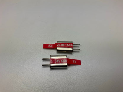 Traxxas 2032 27mhz Crystal Set #2 RED 27.045mhz Crystals TQ Transmitter Receiver