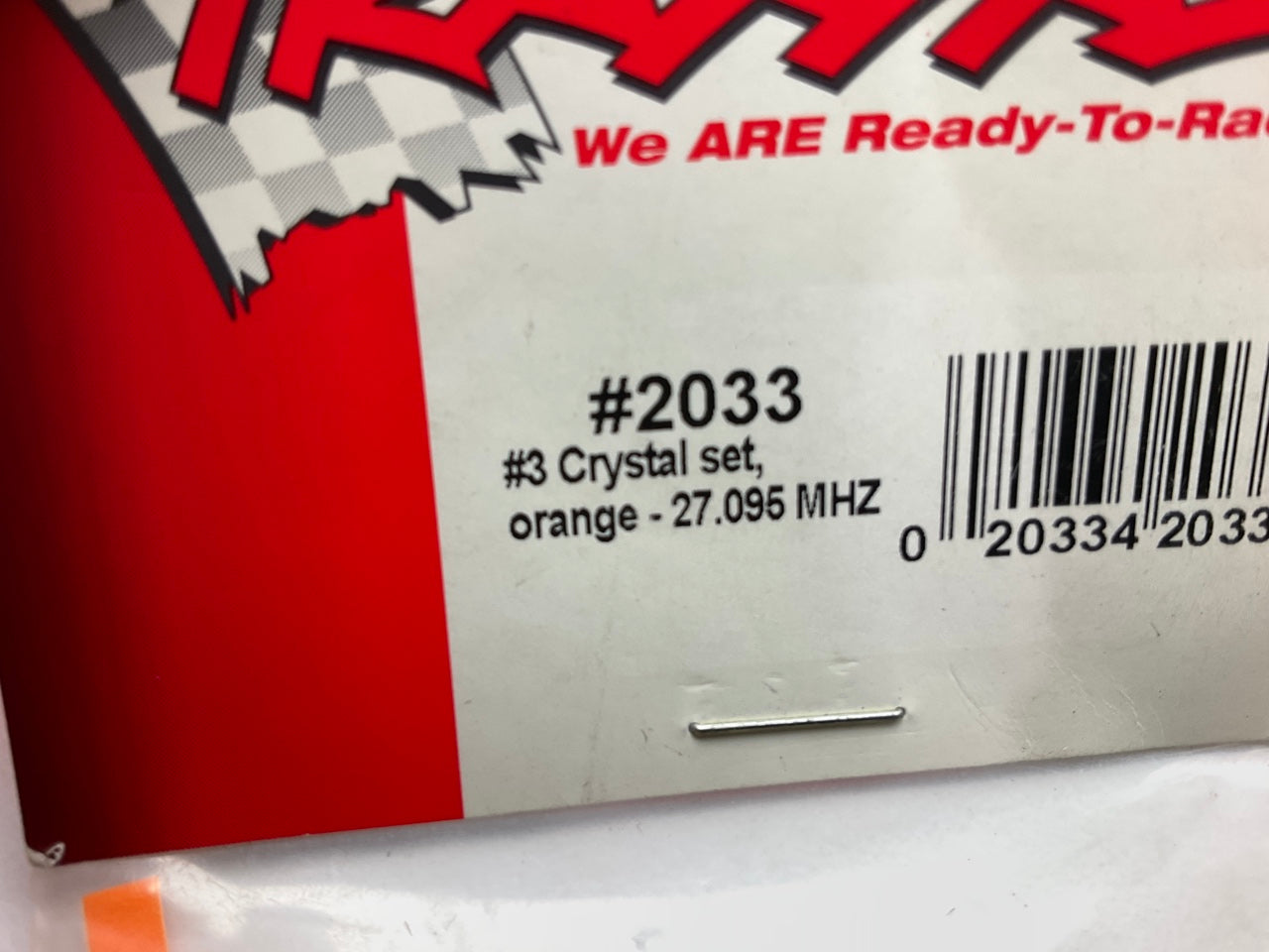 Traxxas 2033 Hobby RC Car #3 Crystal Set, Orange 27.095 MHz