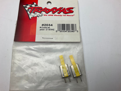 Traxxas 2034 #4 Crystal Set, Yellow, 27.145Mhz