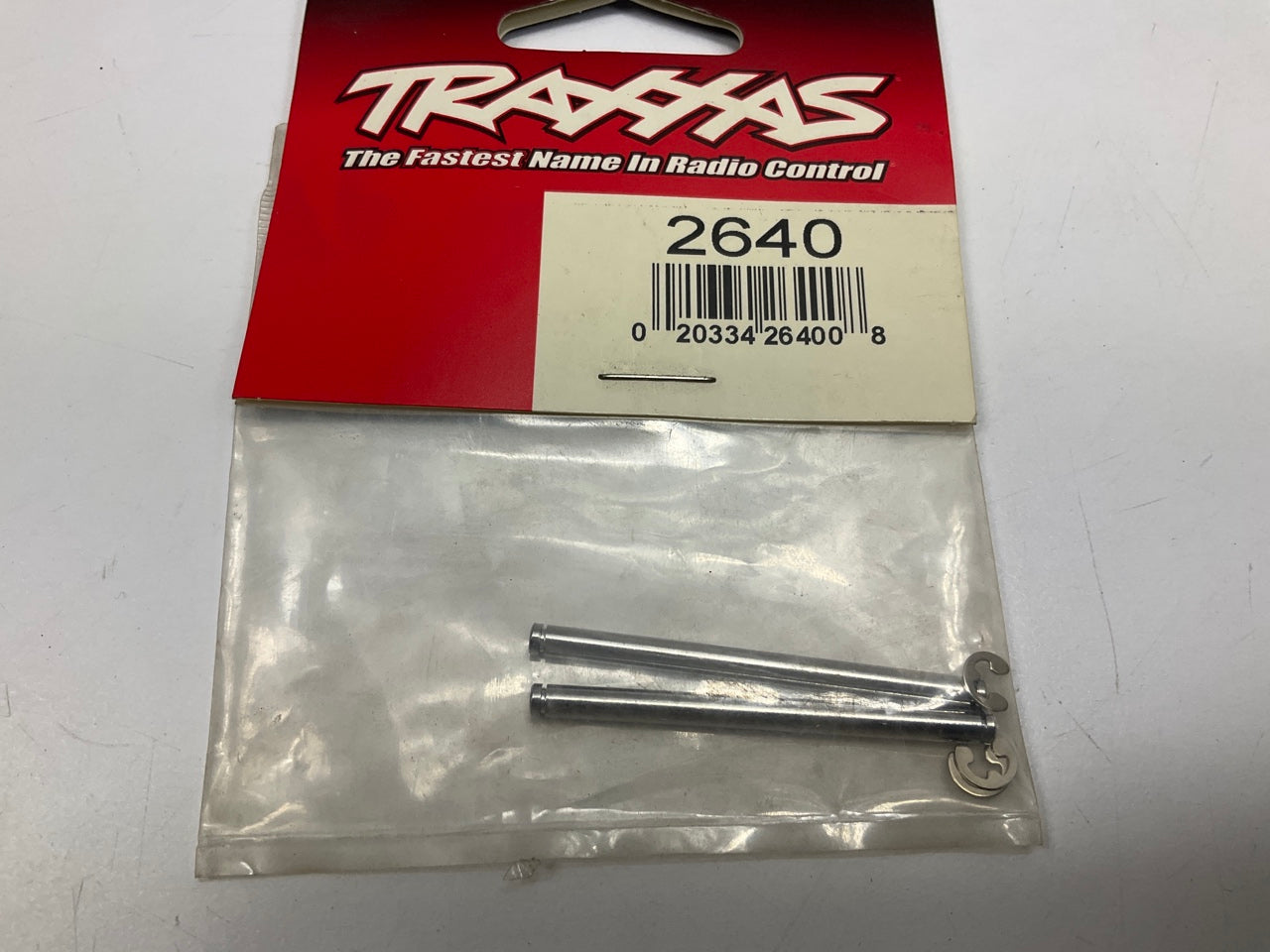 Traxxas 2640 Suspension Pins, 44mm (2) W/ E-clips