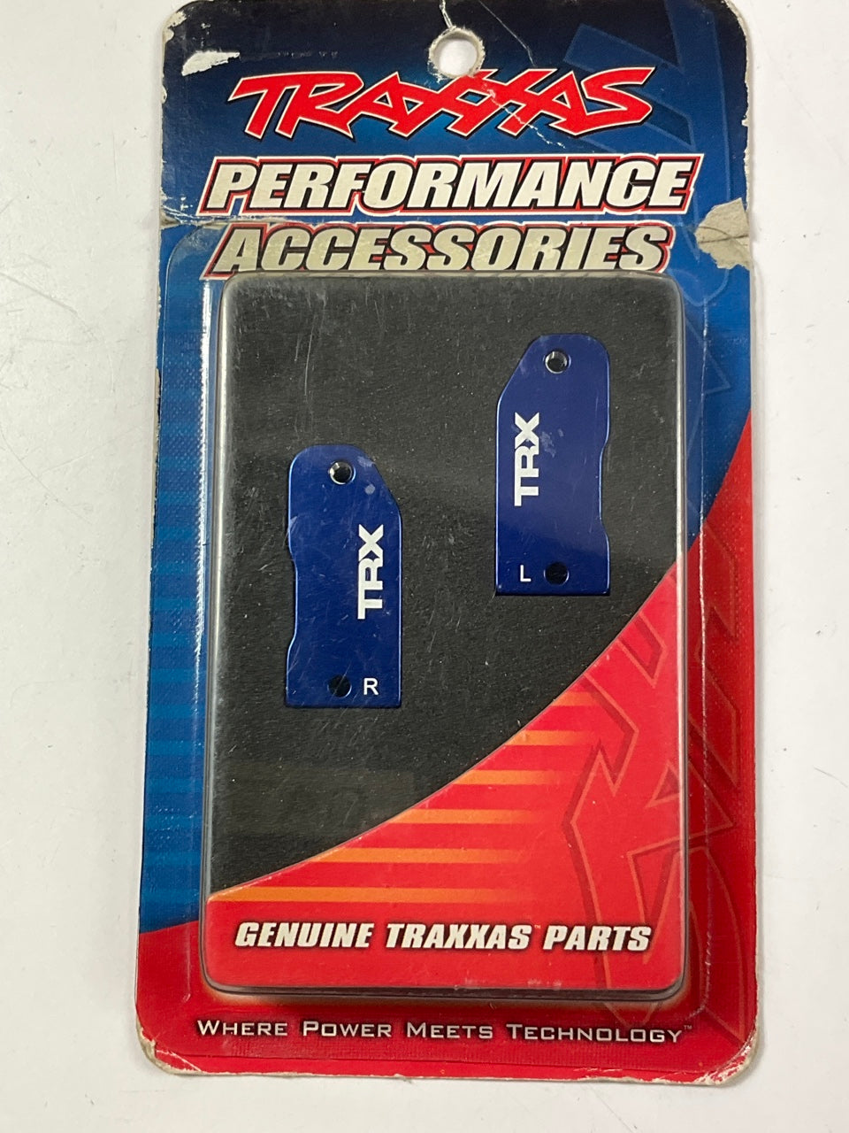Traxxas 3632A Caster Blocks, Blue Aluminum 6061-T6 Rustler Slash Stampede