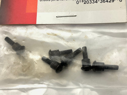 (6) Traxxas 3642X Shoulder Screws Ultra Shocks (3x12mm, Hex Drive)