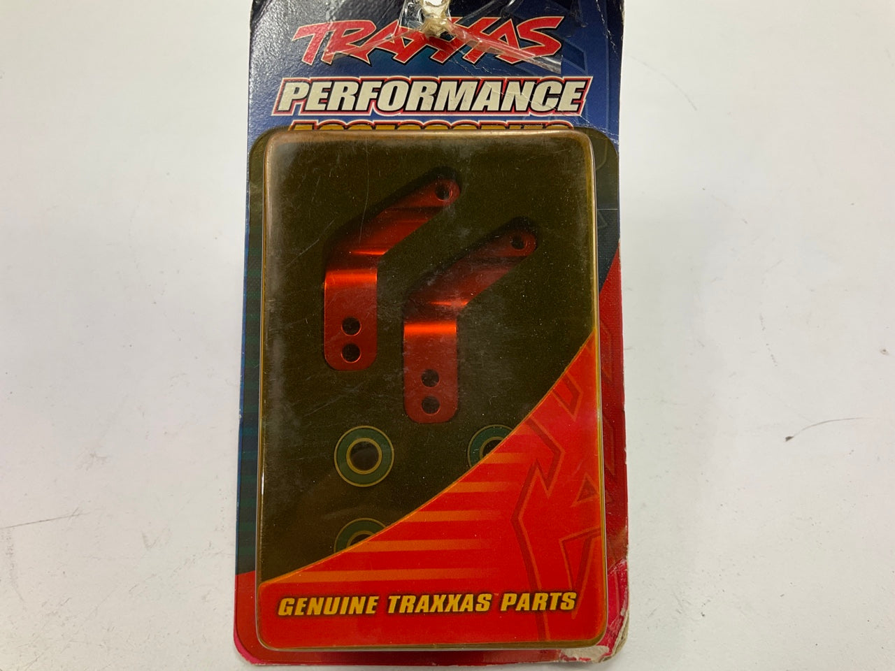 Traxxas 3652X Aluminum Stub Axle Carriers Red Bandit  Rustler & Stampede (2)