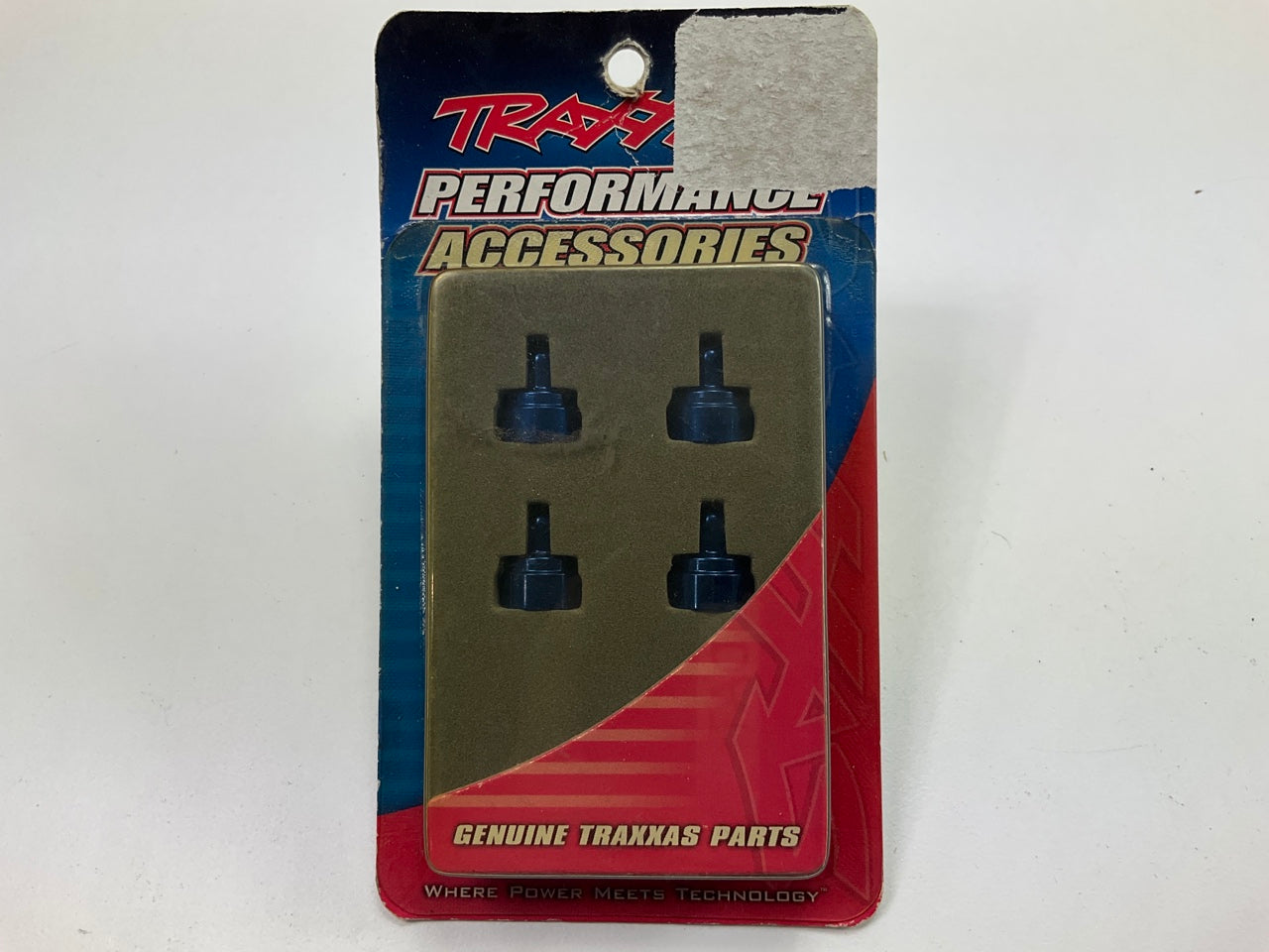 Traxxas 3767A - Aluminum Ultra Shock Cap Blue Rustler, Stampede, Slash
