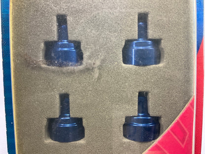 Traxxas 3767A - Aluminum Ultra Shock Cap Blue Rustler, Stampede, Slash