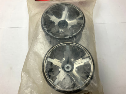 Traxxas 5576A All-Star 2.8'' Black Chrome Wheels Elec 2WD Fr, 4x4 Fr/Rr, Nitro Rr