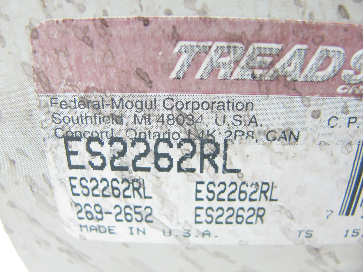 (2) Tread Saver ES2262RL Front Outer Steering Tie Rod End 1986-97 Ford Aerostar