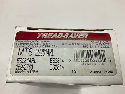 (2) Tread Saver ES2814RL Front Outer Steering Tie Rod End