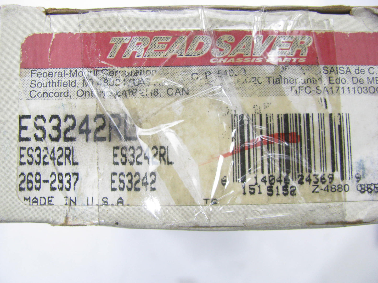 Tread Saver ES3242RL Steering Tie Rod End - Front Outer