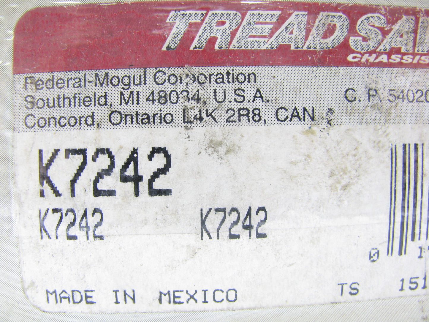 Tread Saver K7242 Suspension Ball Joint - Front Upper