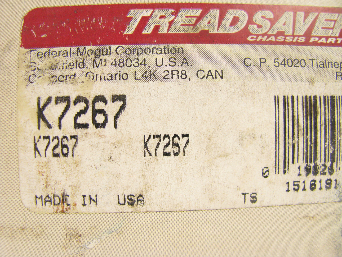 Tread Saver K7267 Front Lower Ball Joint For 1997-99 Dodge Dakota 98-99 Durango