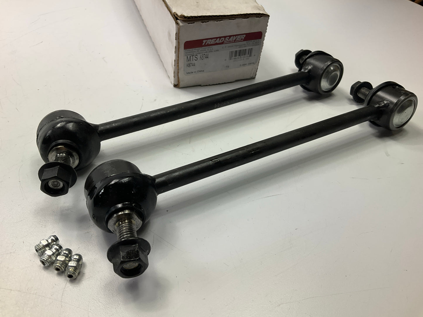 (2) Tread Saver K8744 Front Suspension Stabilizer Sway Bar Link Kit