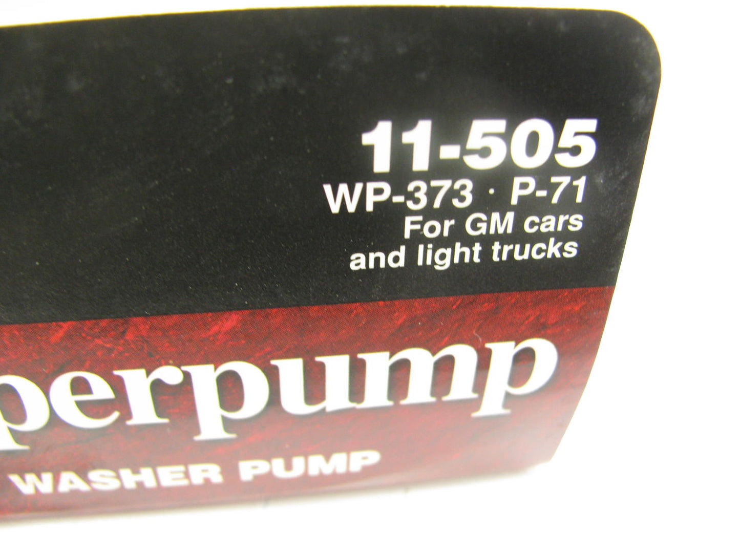 Trico 11-505 Windshield Washer Pump - Front