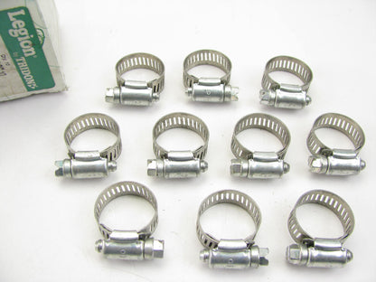 (10) Tridon 600-010 9/16'' To 1-1/16'' Worm Gear Hose Clamps