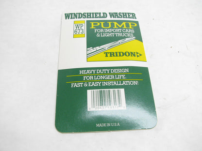 Tridon WP673 Windshield Washer Pump