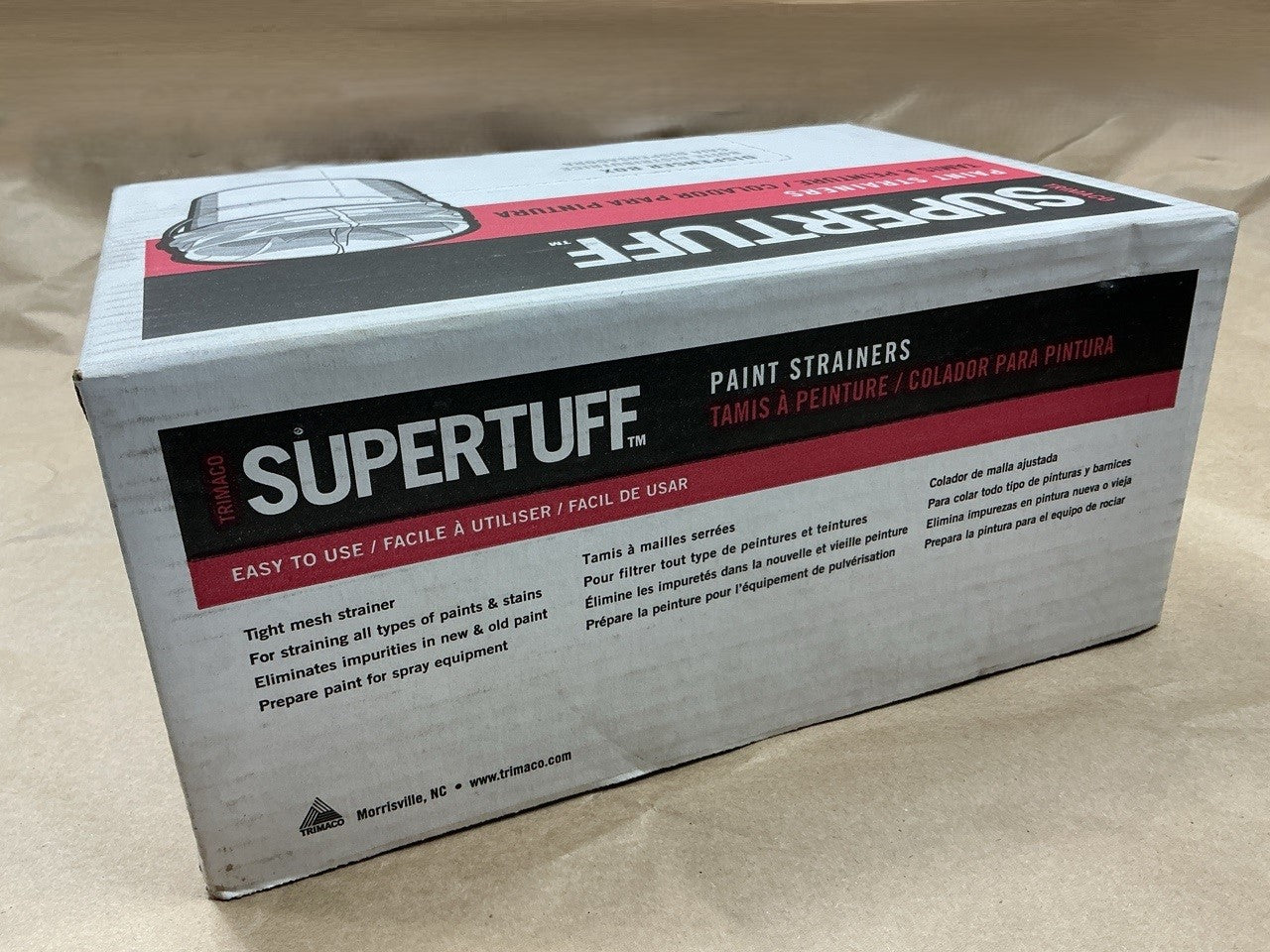 Trimaco 11513 SuperTuff Regular Mesh/Elastic Paint Strainer 5 Gal. (Pack Of 25)