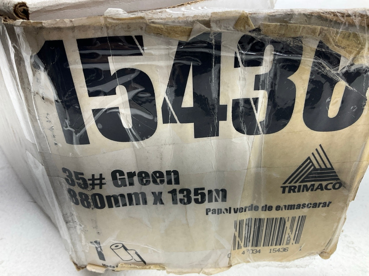 Trimaco 15436 Body Shop Green Masking Paper 35 Lbs Basis, 34.5'' X 440 Feet Roll