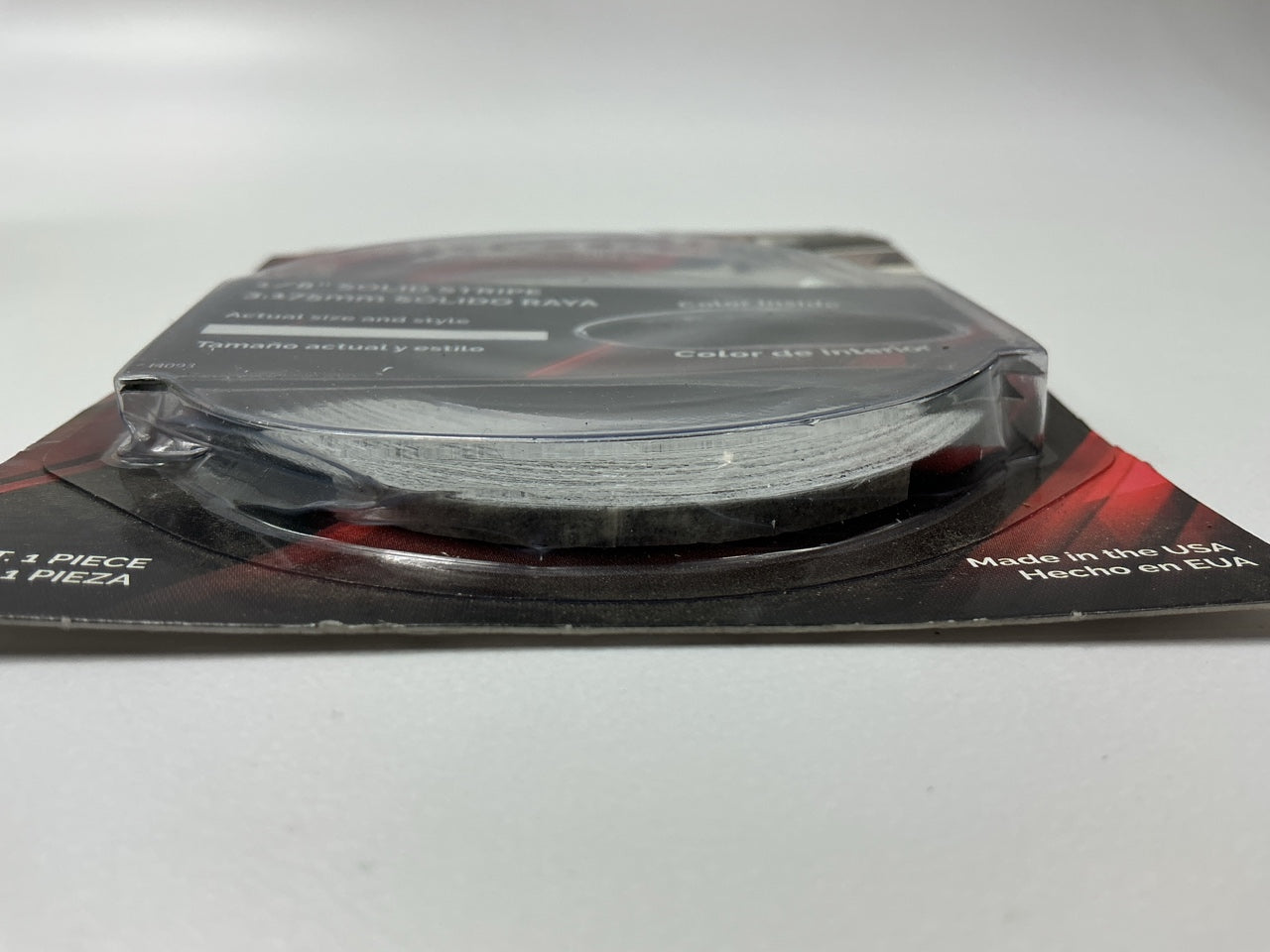 Trimbrite 409219 1/8'' X 40' Solid Black Pin Stripe Pinstripe Striping Tape