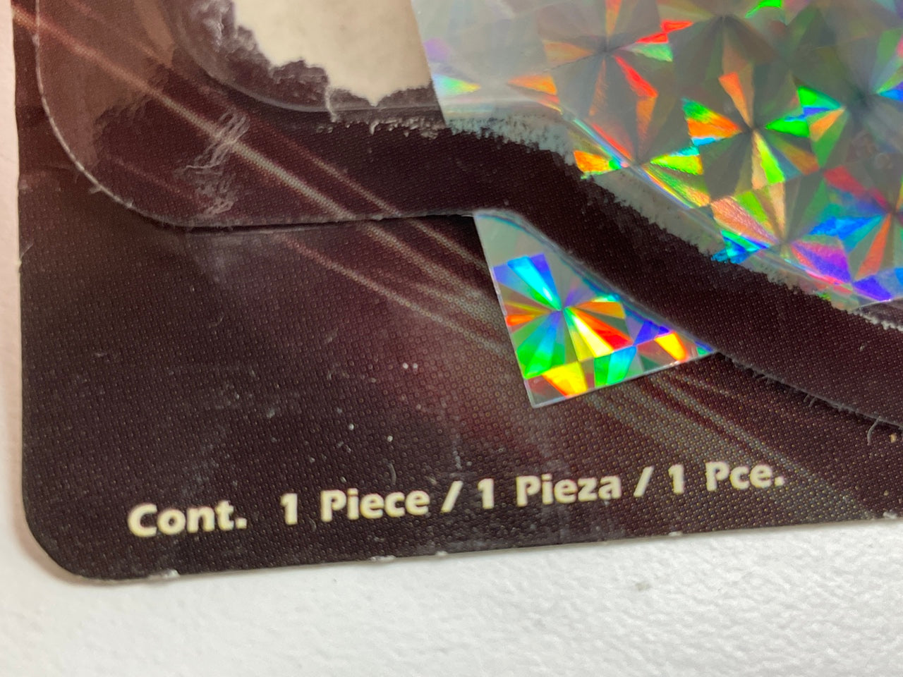 TrimBrite T0918 Custom Trim Prisma-Stripes 3/4'' X 10' Prismatic Film Chrome