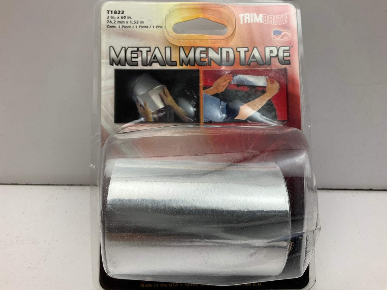 Trimbrite T1822 Metal Mend Tape 3 X 60'' Self-Adhesive