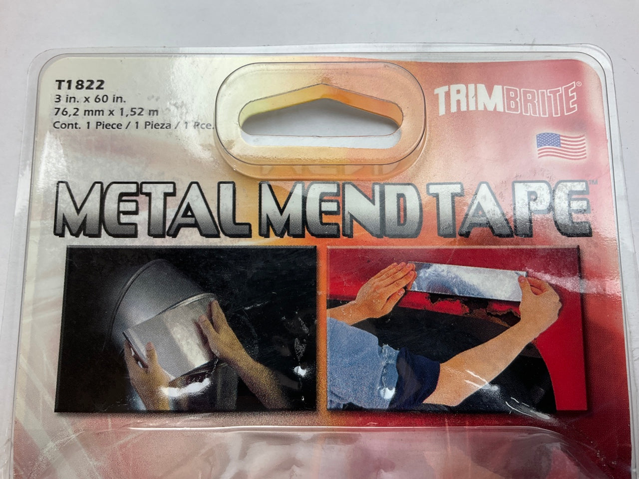 Trimbrite T1822 Metal Mend Tape 3 X 60'' Self-Adhesive