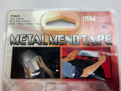 Trimbrite T1822 Metal Mend Tape 3 X 60'' Self-Adhesive