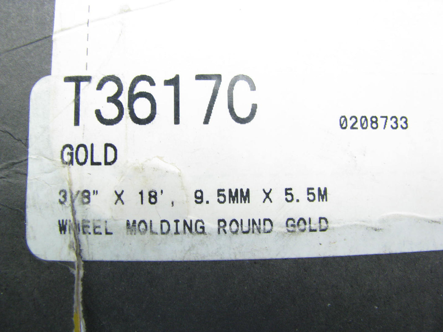 Trimbrite T3617C Chrome Door Trim Moulding 3/8'' X 18'