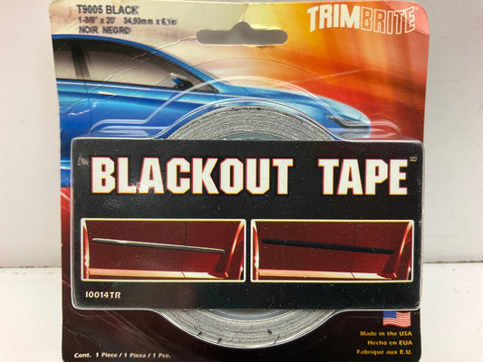 Trimbrite T9005 Black-Out Blackout Tape Roll, 1-3/8'' X 20'