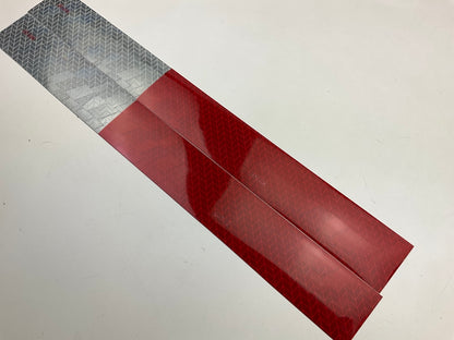Trimbrite T9945 Trail Blazer Light Reflective Tape Set, 18'' X 2 White / Red