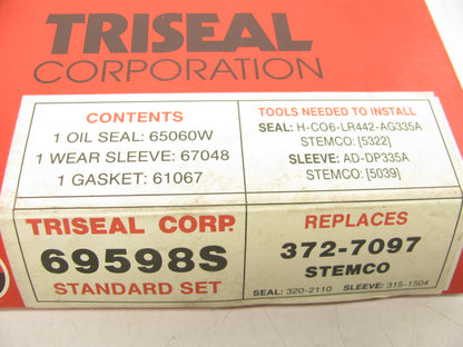 Triseal 69598S Wheel Seal - 6.006'' OD X 4.625'' ID X 1.000'' Wide