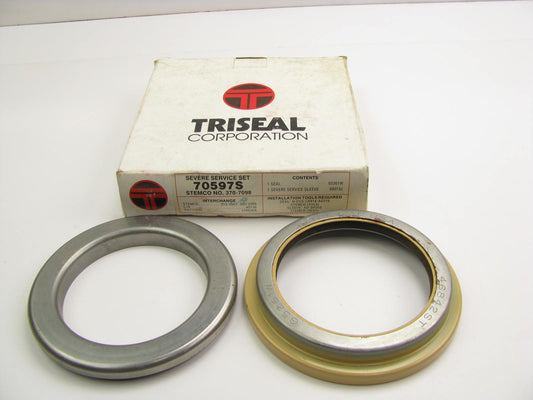 Triseal 70597S Rear Wheel Oil Hub Seal - 5.772'' OD X 4.000'' ID - 40136 370036A