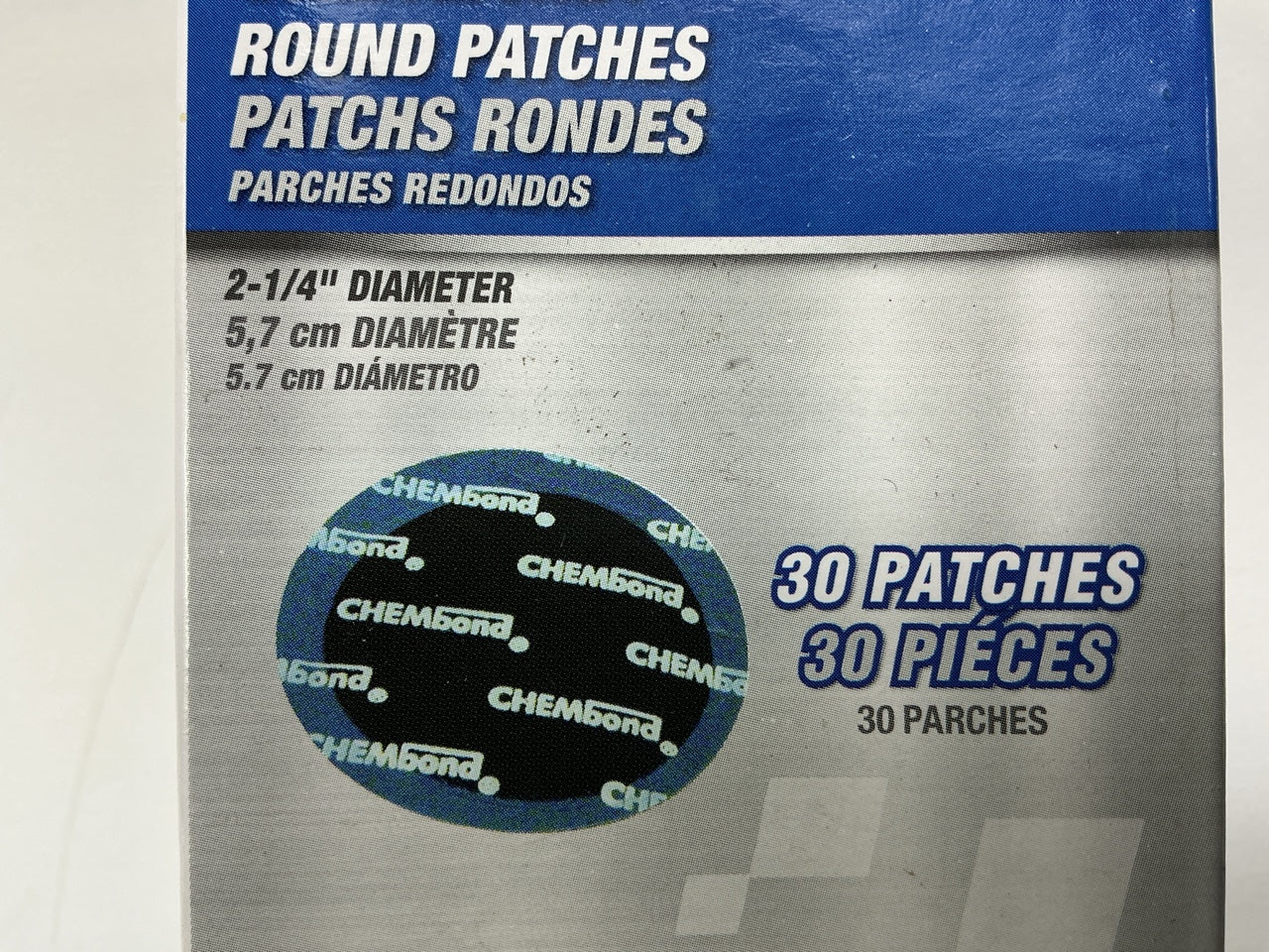 Tru-flate 14-153 Tire Repair Patches, Round, 2-1/4'' Diameter, Pack Of (30)