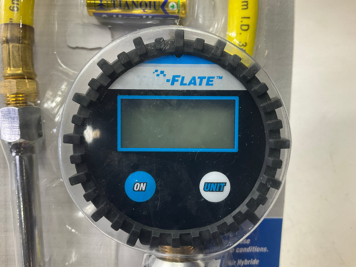 Tru-flate 17-878 Digital Inflator Gauge 0-200 PSI Inflation Range, 1/4'' FNPT