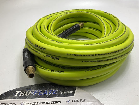 Tru-Flate 573-50TF 50' X 1/2'' Yellow Rubber Air Hose