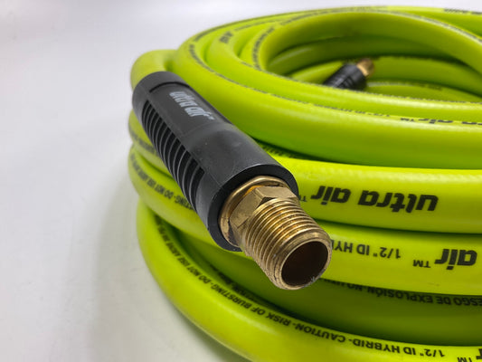 Tru-Flate 573-50TF 50' X 1/2'' Yellow Rubber Air Hose