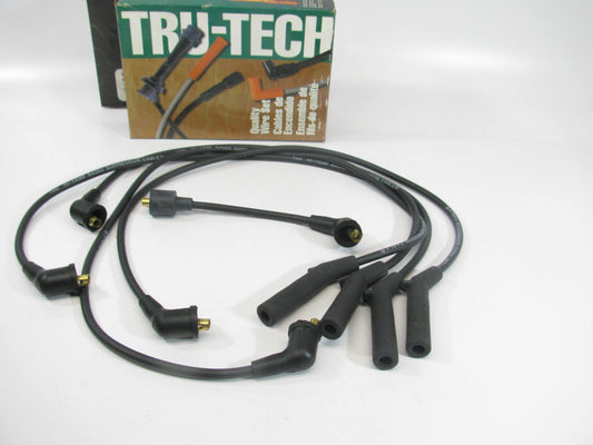 Tru-tech 2420 Ignition Spark Plug Wire Set For 1990-1996 Mitsubishi 2.4L-L4