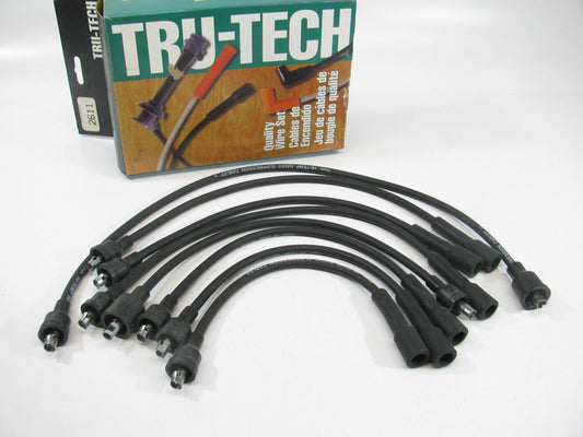 Tru-tech 2611 Ignition Spark Plug Wire Set For 1975-1987 Chrysler 225-L6