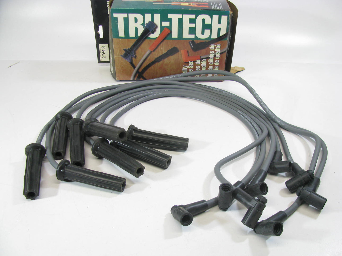 Tru-tech 2943 Ignition Spark Plug Wire Set For 1977-1986 Chevrolet GMC 7.4L-V8