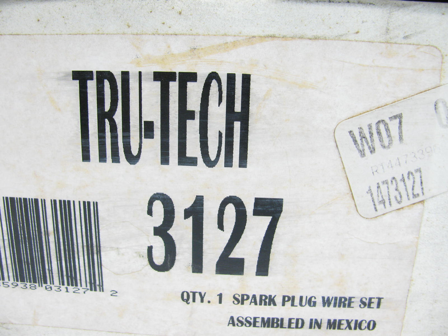 Tru-tech 3127 Ignition Spark Plug Wire Set For 1991-1993 GM 3.4L-V6