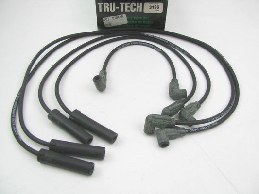 Tru-tech 3156 Ignition Spark Plug Wire Set For 1988-1993 Chevrolet GMC 2.5L-L4