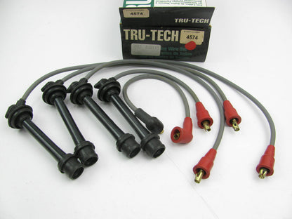 Tru-tech 4574 Ignition Spark Plug Wire Set For 1986-1989 Toyota Celica 2.0L-L4